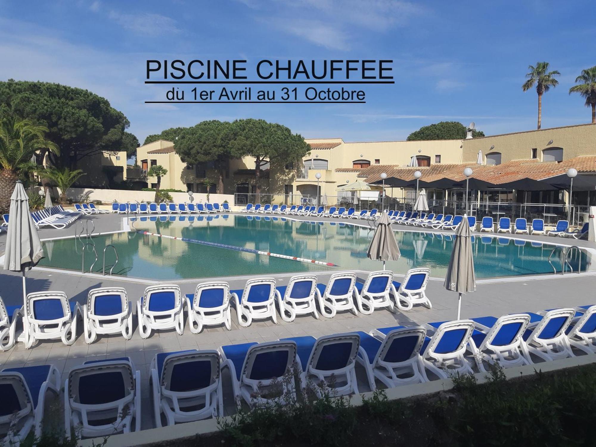 Studio Climatise Cosy Avec Grande Piscine Chauffee Агд Экстерьер фото